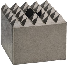 Spannbacke mit Pyramidenprofil für Schraubstock