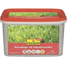 FloraSelf Rasendünger mit Unkrautvernichter, 5 kg