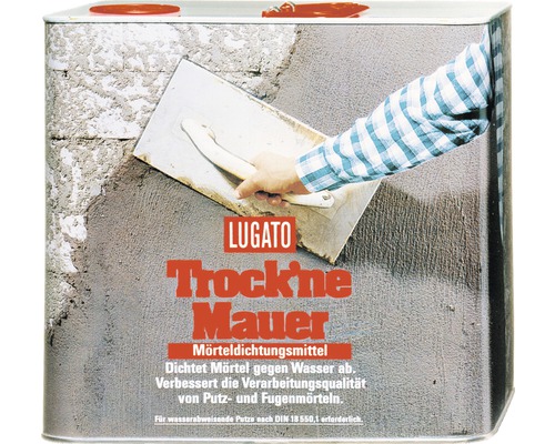 Lugato Trock''ne Mauer Mörteldichtungsmittel Gebinde