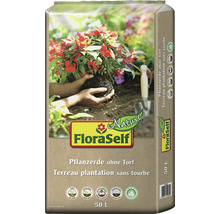 Pflanzerde ohne Torf FloraSelf Nature 50 L-thumb-0