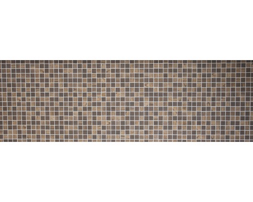 Mosaikfliese mit quadratischen Elementen in Holzoptik