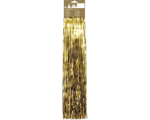 Christbaumschmuck Lametta gold