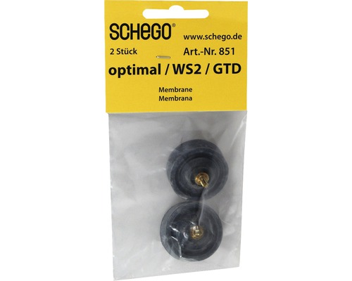 Schego Membrane im Zweierpack für Aquarienluftpumpe