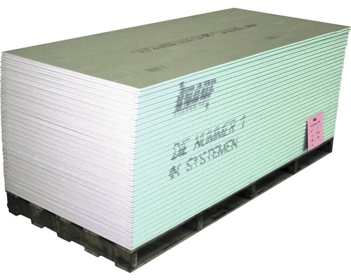 Gipskartonplatte Knauf GKFI imprägniert 1300x900x12,5 mm