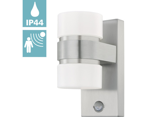 Außenwandleuchte mit Bewegungsmelder und Schutzart IP44