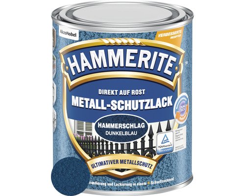 HAMMERITE Metall-Schutzlack Hammerschlag Dunkelblau 750 ml