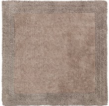 Quadratische Badematte mit Bordüre