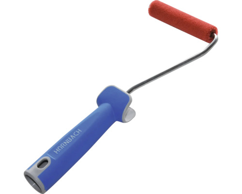 Farbwalze mit blauem Griff und rotem Bezug von Hornbach