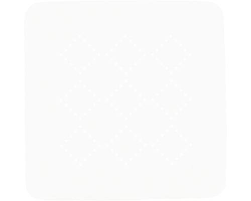 Quadratische Badematte mit Punktmuster