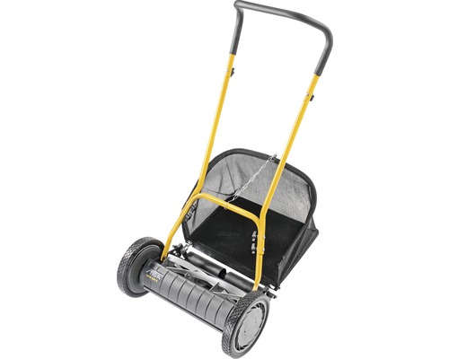 Handrasenmäher mit Fangkorb