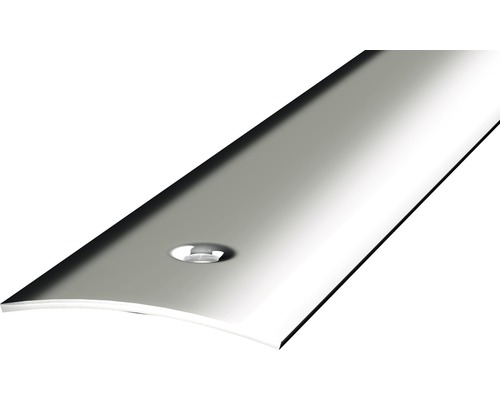 Prinz Übergangsprofil Edelstahl spiegelblank gelocht 30 x 2700 mm Profilschiene aus Metall mit Bohrung