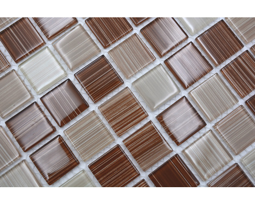 Quadratische Glasmosaikfliesen für Wand- und Bodengestaltung