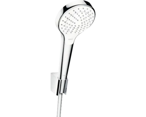 Handbrause-Set hansgrohe Croma Select S 26421400 Ø 11 cm 3-fach verstellbar inkl. Brauseschlauch 125 cm chrom/weiß