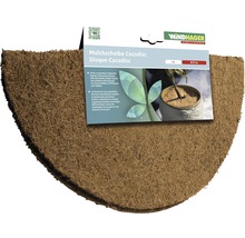 Mulchscheibe aus Kokosfaser mit einem Durchmesser von 37 cm
