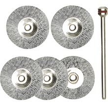 Stahldrahtbürsten Proxxon Ø 22 mm, 5 St.
