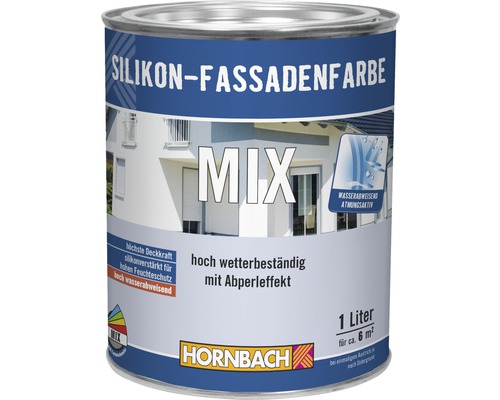 Silikon Fassadenfarbe im 1 Liter Gebinde von Hornbach