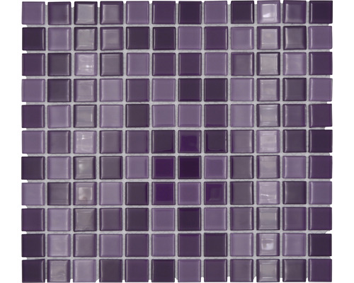 Glasmosaik CM 4888 30,0x32,7 cm lila mix