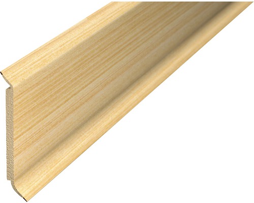 Prinz Kernsockelleiste ahorn 2500x60x15 mm Holzfußleiste