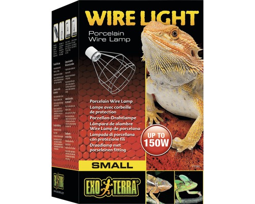 Exo Terra Porzellan Drahtlampe bis zu 150 Watt für Terrarien