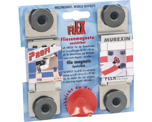 Uniflex Fliesenmagnete Set zur unsichtbaren Befestigung von Fliesen