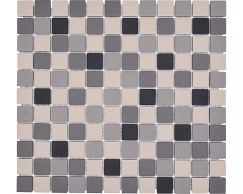 Mosaikfliese mit quadratischen Steinen