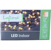 Lichterkette mit 80 warmweißen LEDs für den Innenbereich, 3,95 Meter lang