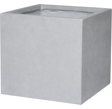Pflanztopf Kunststein 55x55x52 cm hellgrau