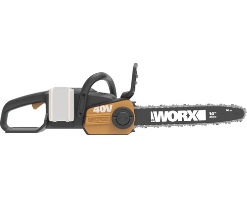 Akku-Kettensäge WORX 40V (2 x 20V) 35cm WG384E.9, ohne Akku und Ladegerät, inkl. Gratis Akku-Starterset Akku-Kettensäge WORX 40V (2 x 20V) 35cm WG384E.9, ohne Akku und Ladegerät, inkl. Gratis Akku-Starterset
