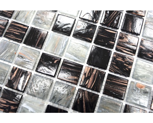 Mosaikfliesen aus Glas mit quadratischem Muster für Wand und Boden