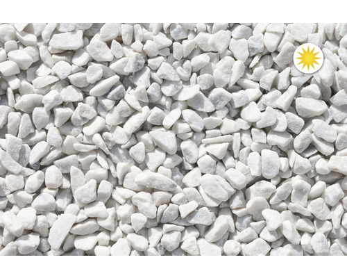Marmorsplitt 16-25 mm 25 kg Carrara-Weiß
