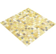 Quadratische Mosaikfliese aus Glas