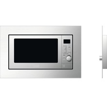 Einbaumikrowelle PKM MW800.8-20G EB 59,5x34x39 cm edelstahl gebürstet 800 Watt mit Grillfunktion