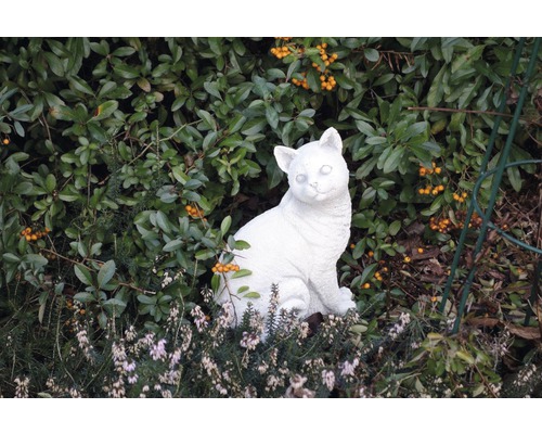 Gartenfigur Katze H 28 cm