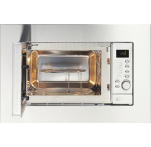 Einbaumikrowelle PKM MW800.8-20G EB 59,5x34x39 cm edelstahl gebürstet 800 Watt mit Grillfunktion