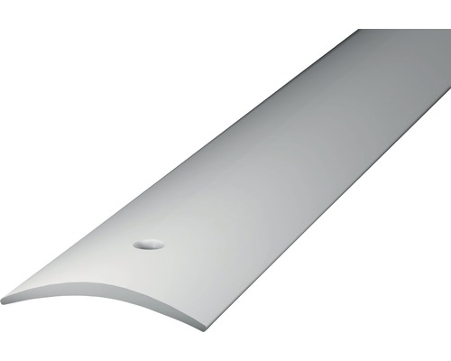 Prinz Übergangsprofil Hart-PVC grau gelocht 30 x 1000 mm Bodenprofil aus Metall mit Bohrloch