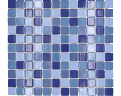 Keramikmosaik JT 250 30,2x33,0 cm blau mix