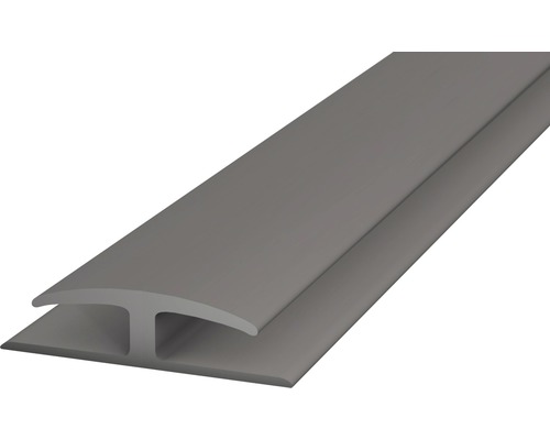 Prinz Einschubprofil beidseitig Weich-PVC grau selbstklebend 30 x 1000 mm Profilschiene zur Verbindung von Bodenbelägen