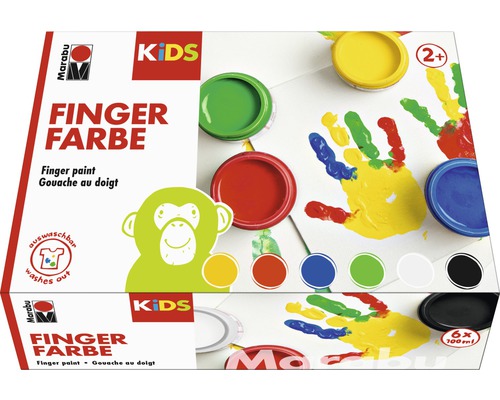 mara Kids Fingerfarbe 6er-0