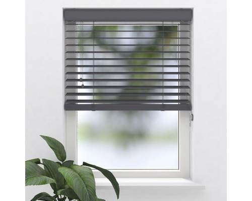 PVC-Jalousie Holzoptik anthrazit 150x240 cm PVC-Jalousie Holzoptik anthrazit 150x240 cm