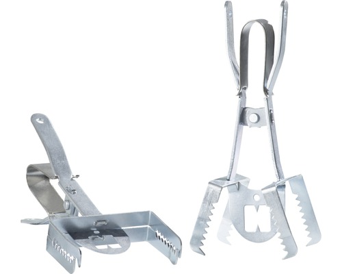 Zwei Mausefallen aus Metall