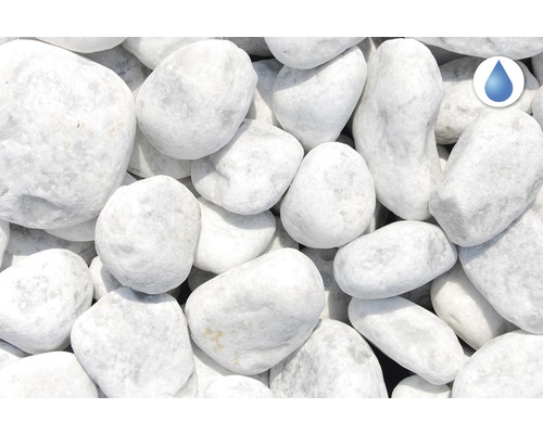 Dekorative weiße Ziersteine