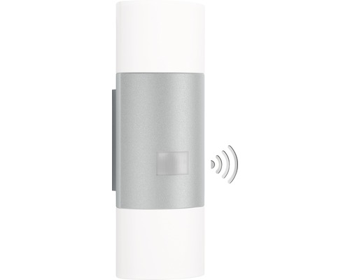 Steinel Sensor LED Außenwandleuchte 9,8 W 797 lm 3000 K warmweiß 235x80 mm L 910 S silber Steinel Sensor LED Außenwandleuchte 9,8 W 797 lm 3000 K warmweiß 235x80 mm L 910 S silber