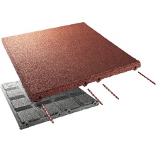 Fallschutzmatte terrasoft 5 m² 50x50x3 cm rot-thumb-3 Fallschutzmatte terrasoft 5 m² 50x50x3 cm rot-thumb-3