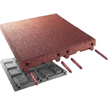 Fallschutzmatte terrasoft 5 m² 50x50x6,5 cm rot-thumb-2 Fallschutzmatte terrasoft 5 m² 50x50x6,5 cm rot-thumb-2