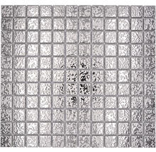 Keramikmosaik SB 393 30,2x33,0 cm silber