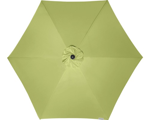 Ansicht eines Sonnenschirms von oben