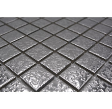 Keramikmosaik SB 393 30,2x33,0 cm silber
