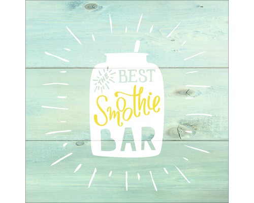 Glasbild Best Smothie Bar 20x20 cm GLA1801
