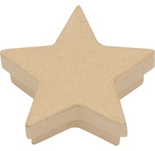 Sternförmige Holzbox zum Dekorieren