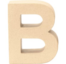 Dekobuchstabe B aus Pappe